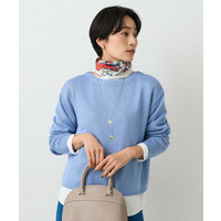 【洗える/光沢感】ファンシーヤーンニット