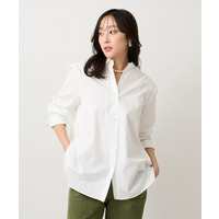 【コットン100/洗える】コットンブロードAラインシャツ