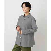 【コットン100/洗える】コットンブロードAラインシャツ