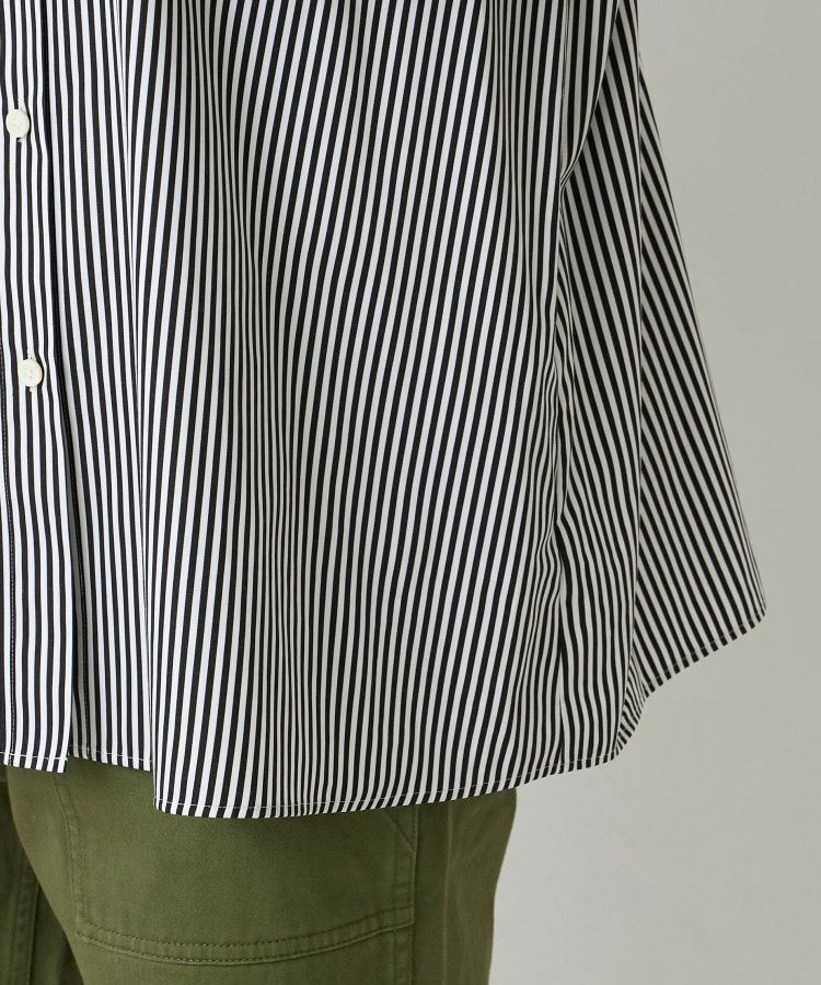 【コットン100/洗える】コットンブロードAラインシャツ22