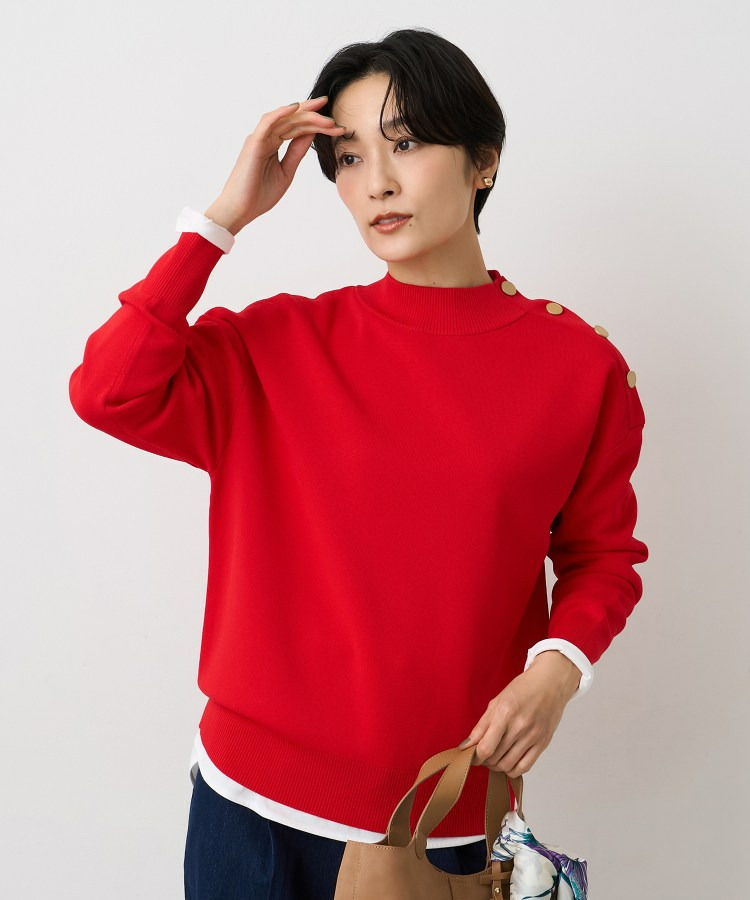 【洗える/ゆったりコンパクト】ミラノリブプルオーバー