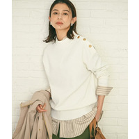 【洗える/ゆったりコンパクト】ミラノリブプルオーバー