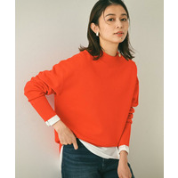 【洗える/ゆったりコンパクト】ミラノリブプルオーバー