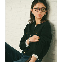 【洗える/ジャケット風】ミラノリブカーディガン