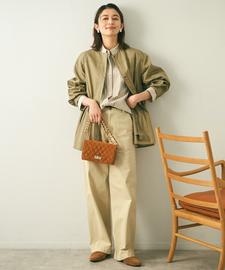 【コットン100/洗える】サテンベイカーパンツ10