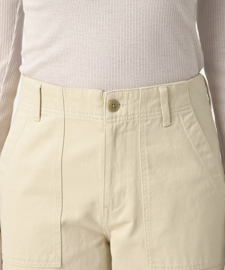 【コットン100/洗える】サテンベイカーパンツ18