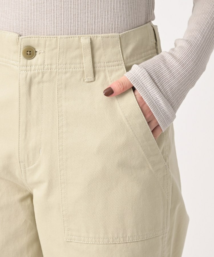 【コットン100/洗える】サテンベイカーパンツ19