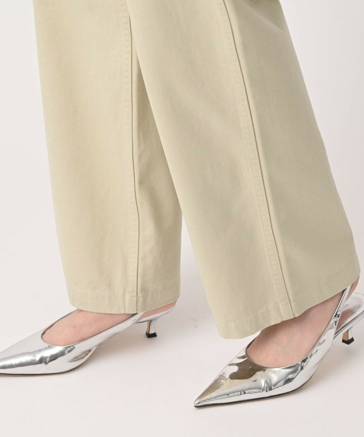 【コットン100/洗える】サテンベイカーパンツ22