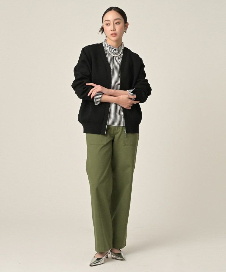 【コットン100/洗える】サテンベイカーパンツ7