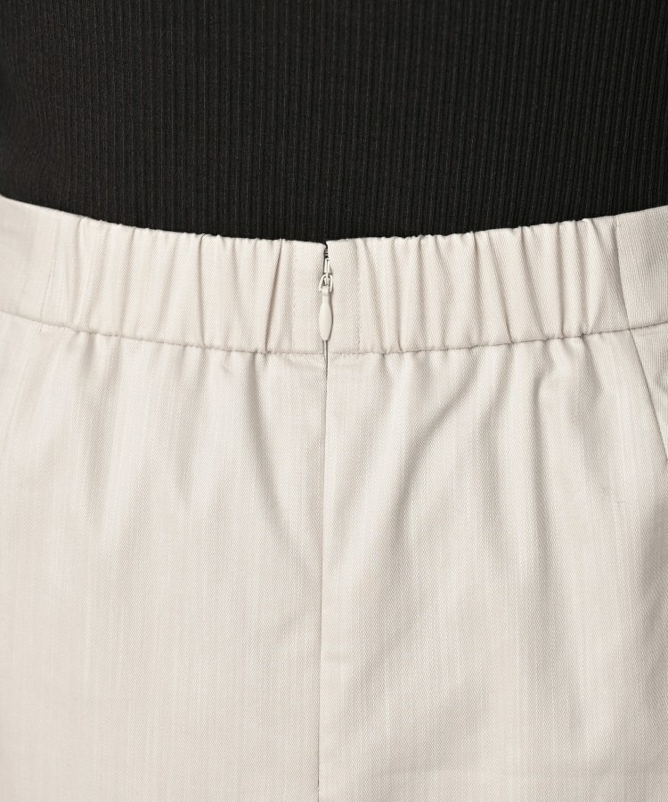 【洗える/後ろウエストゴム】デニム調シャンブレーナロースカート16