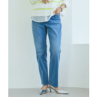 【新作デニム/快適に美シルエット見せ】MAKE×DENIMスリムストレート