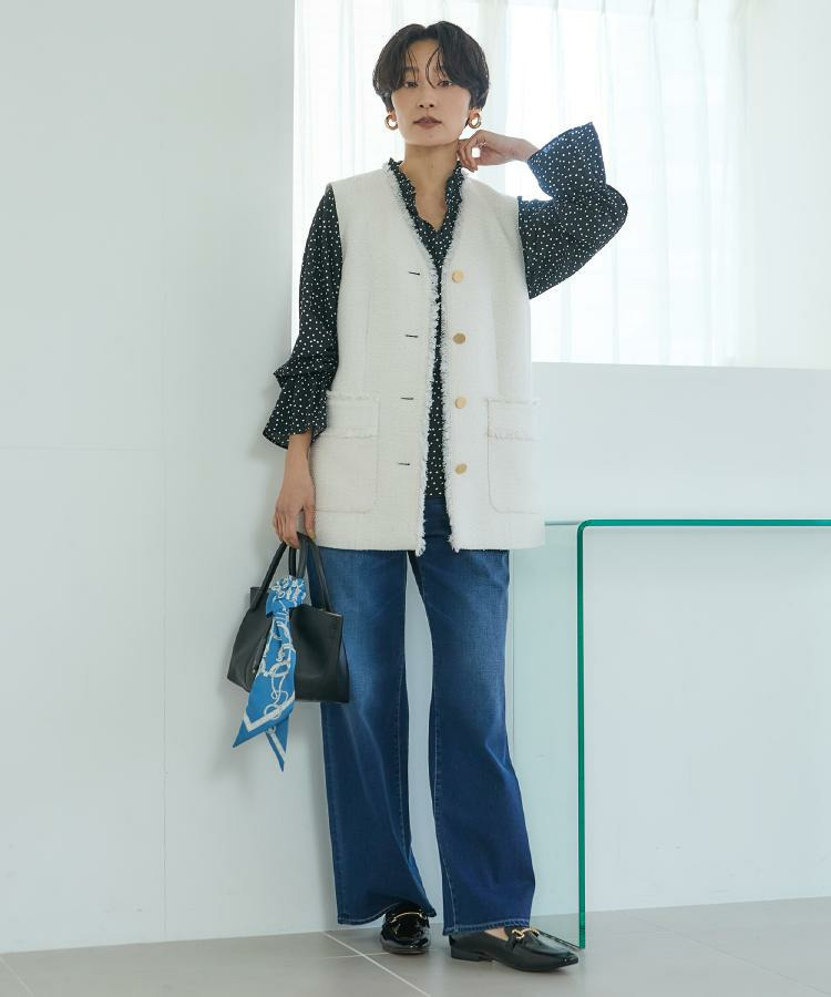 【新作デニム/快適に美シルエット見せ】MAKE×DENIM WIDE15