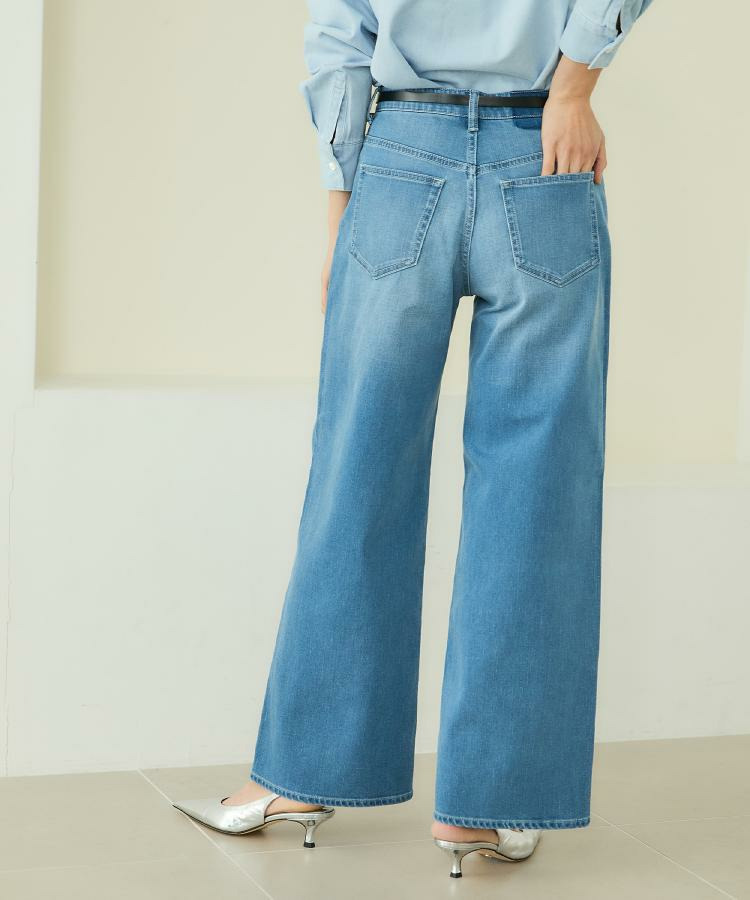 【新作デニム/快適に美シルエット見せ】MAKE×DENIM WIDE3