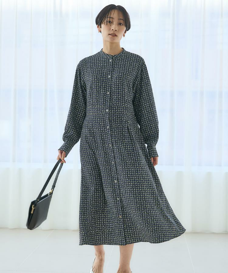 クラシカルツイードワンピース