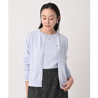 クルーネックニットカーディガン