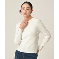 ワイドリブニットプルオーバー