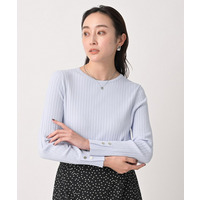 ワイドリブニットプルオーバー