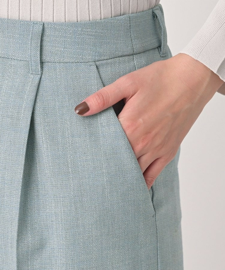 シャンブレーワイドパンツ15