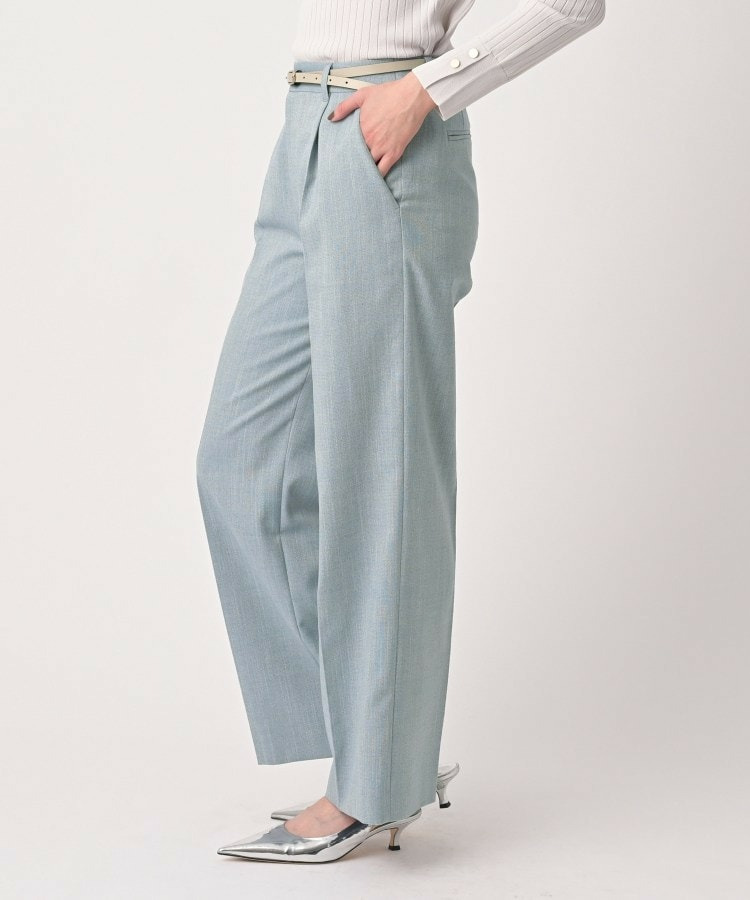 シャンブレーワイドパンツ8