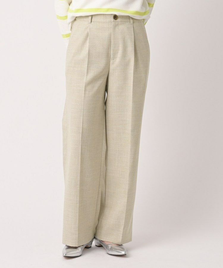 シャンブレーワイドパンツ1