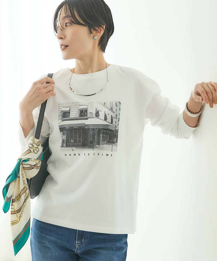 【コットン100/洗える】フォトロングTシャツ