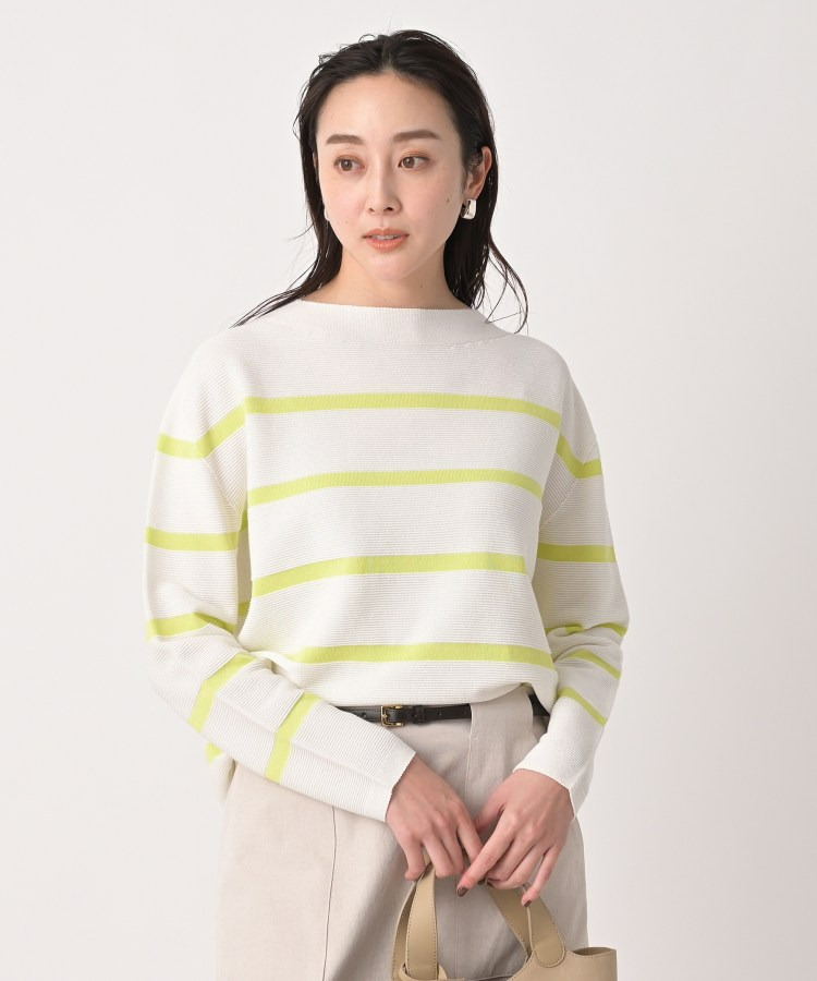 【ゆったり/洗える】クロップドニットプルオーバー