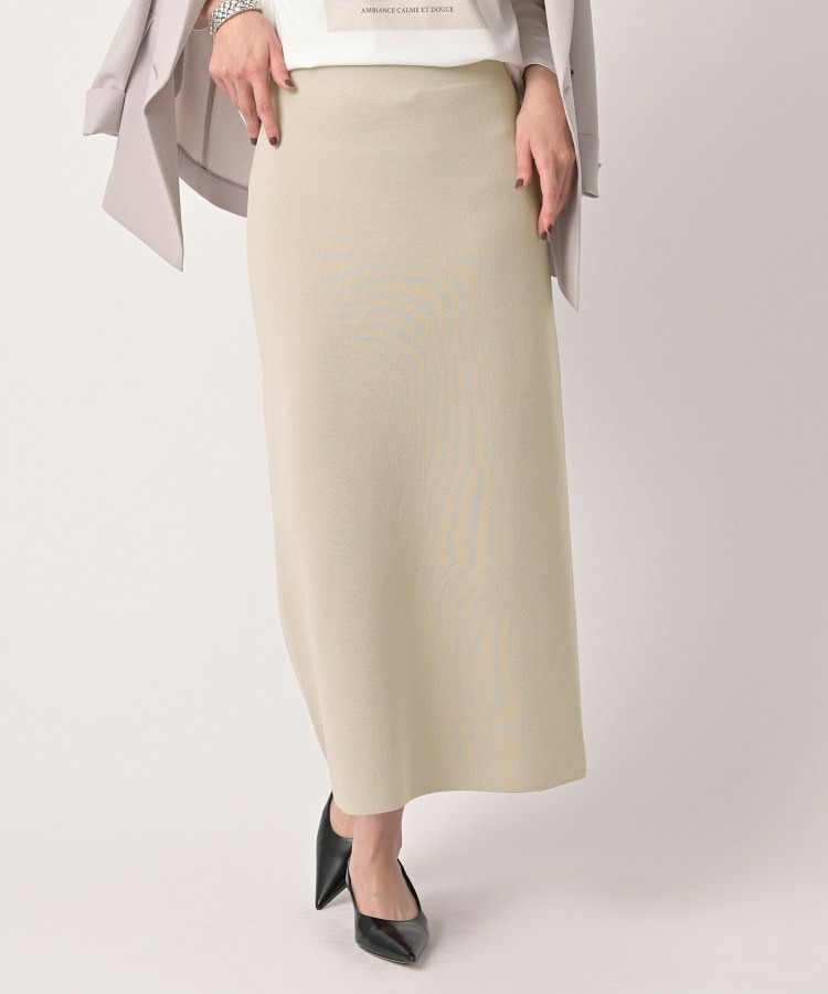 Aラインニットスカート