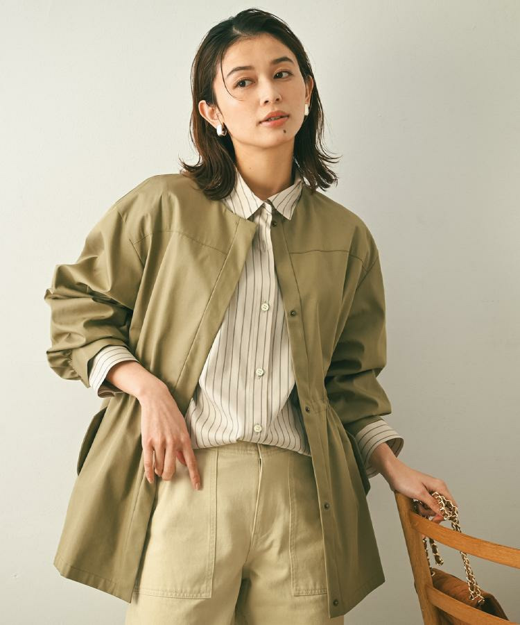 ライトコットンミリタリーコート1