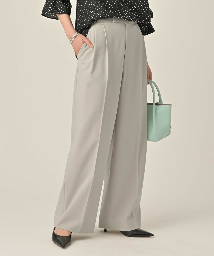 ベーシックツータックパンツ