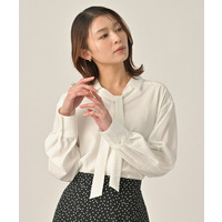 リラックスボウタイブラウス