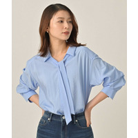 リラックスボウタイブラウス