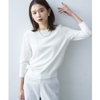 配色ハイゲージニットトップス