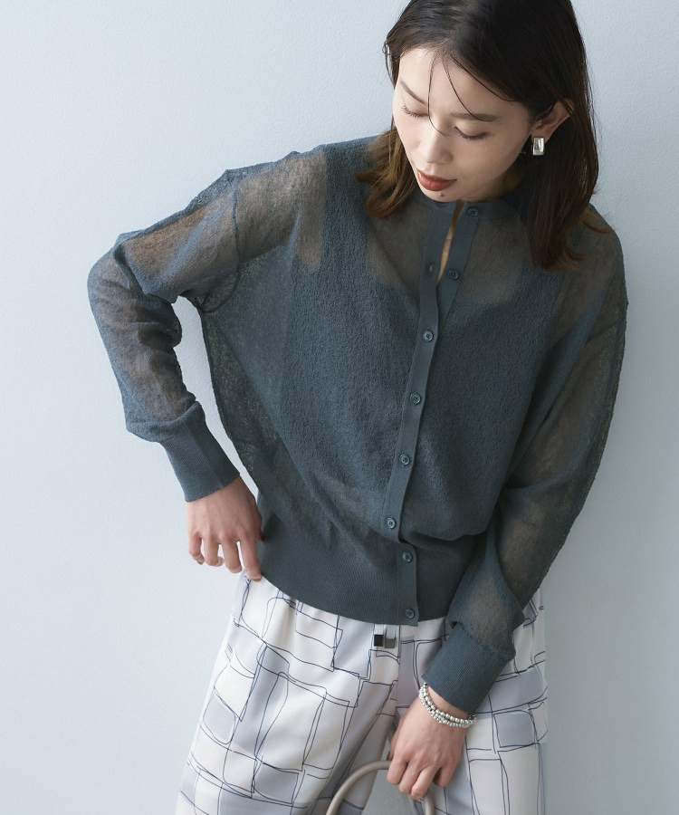 シアーニットカーディガン3