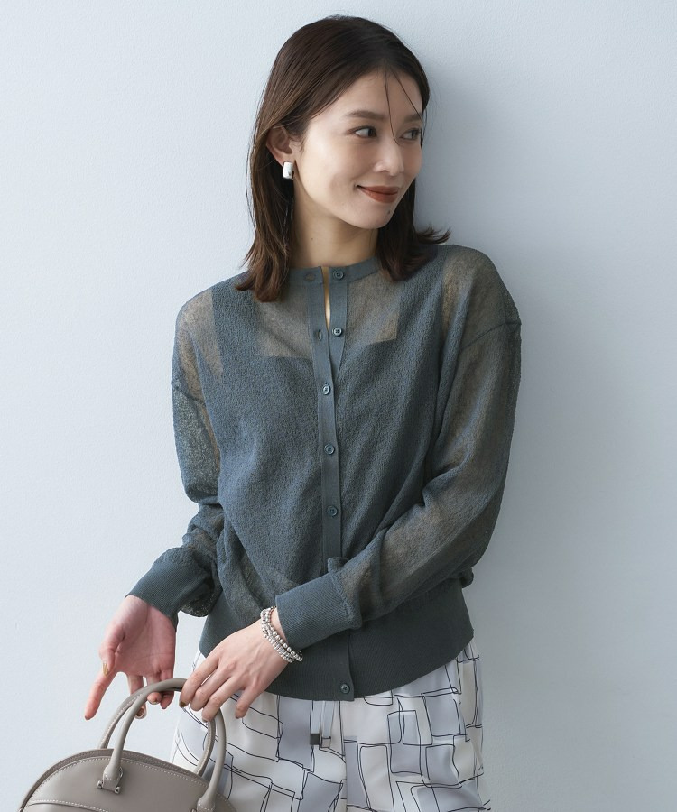 シアーニットカーディガン4