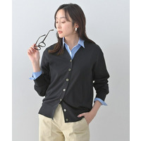 シアーVネックカーディガン