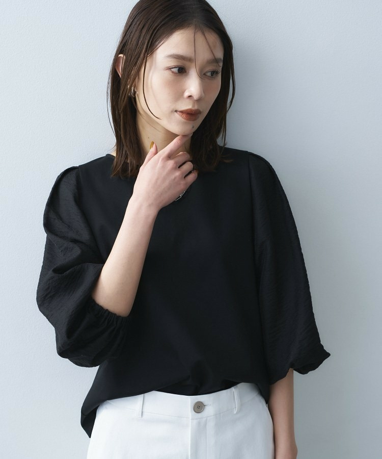 ポンチ袖ボリュームトップス11