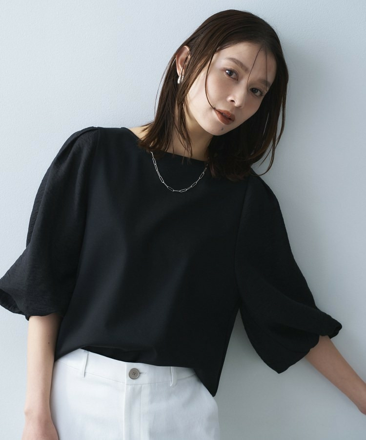 ポンチ袖ボリュームトップス12