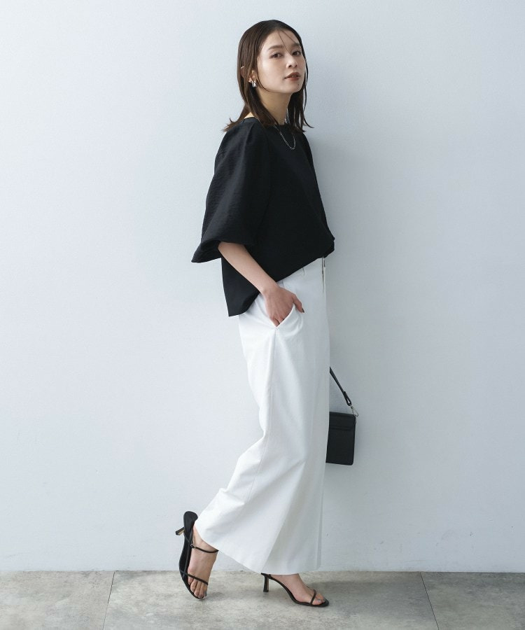 ポンチ袖ボリュームトップス13