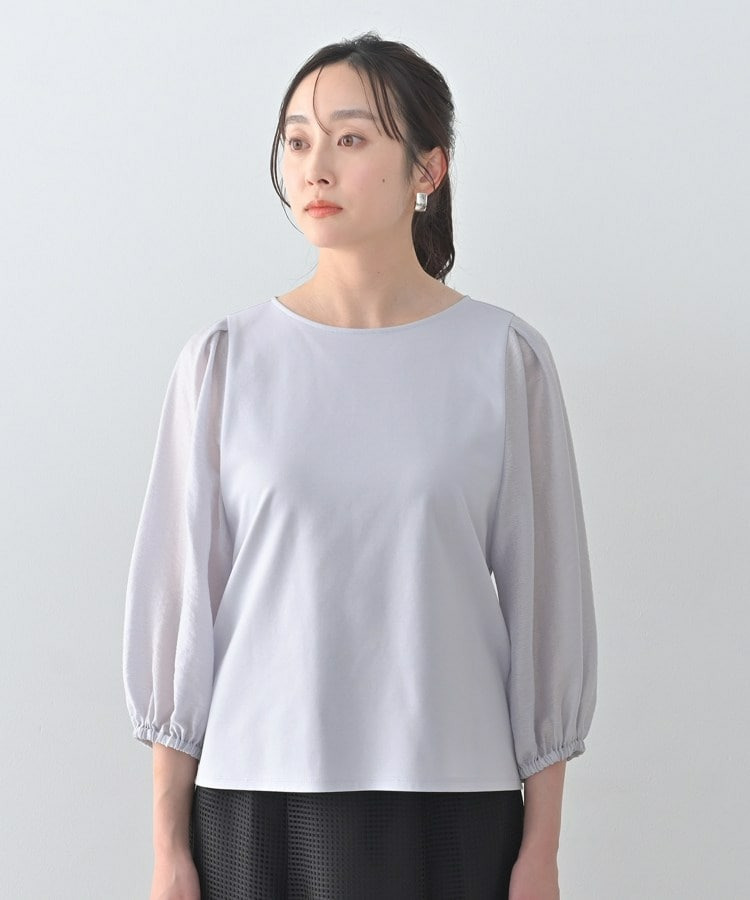 ポンチ袖ボリュームトップス15