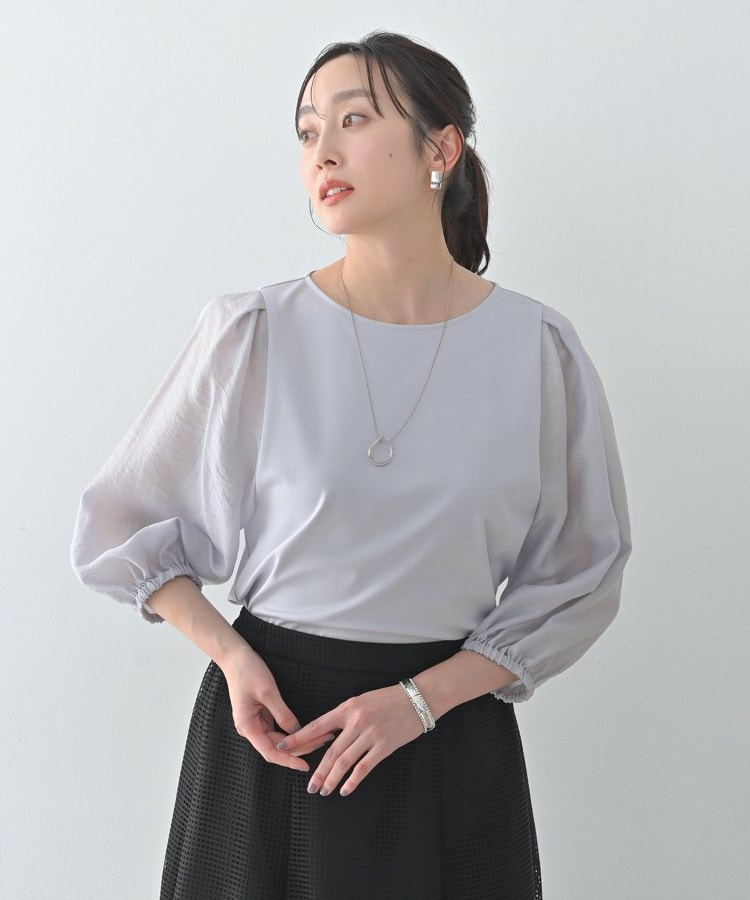 ポンチ袖ボリュームトップス7