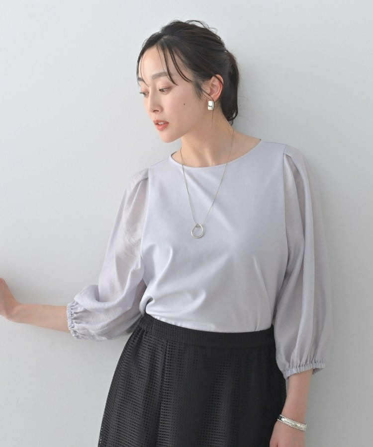 ポンチ袖ボリュームトップス8
