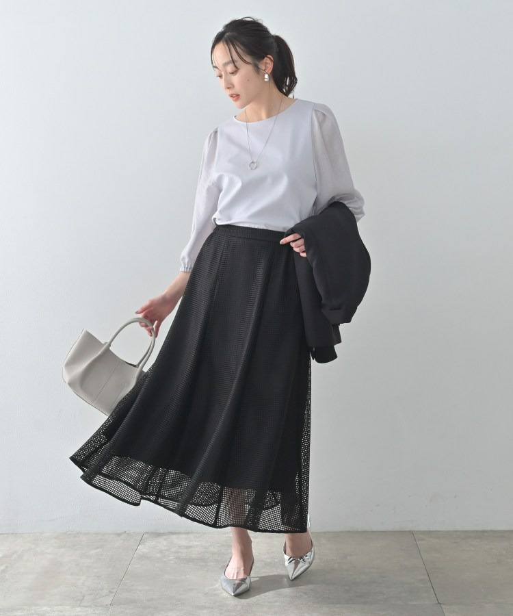 ポンチ袖ボリュームトップス9