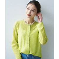 ストレッチレースカーディガン