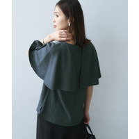 ケープデザインブラウス