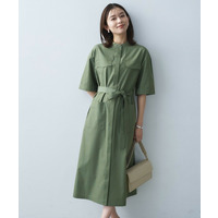 シャンブレーシャツワンピース