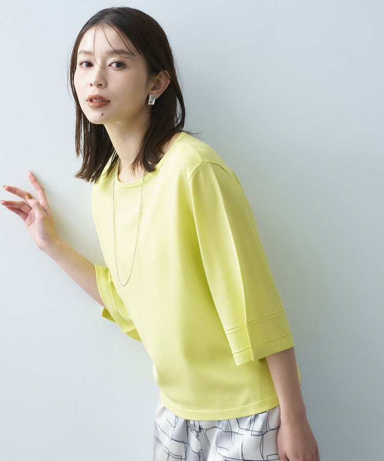 袖スリットニットプルオーバー11