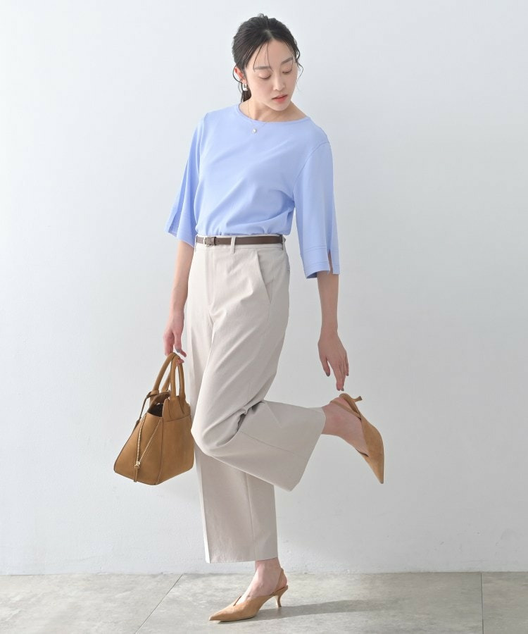 袖スリットニットプルオーバー20