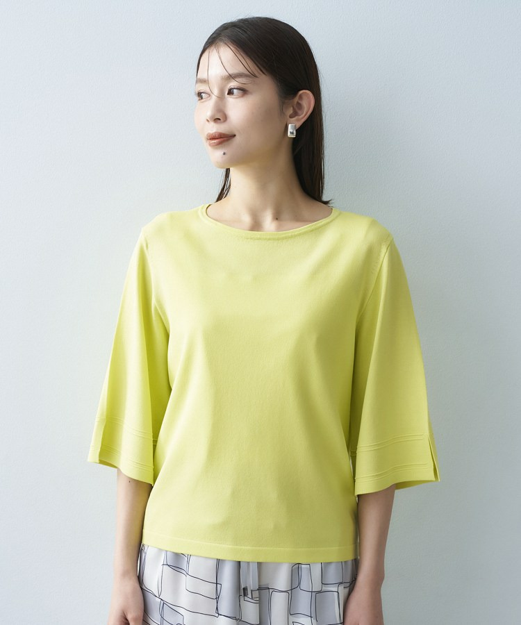 袖スリットニットプルオーバー28