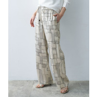 ブロッキングプリントパンツ