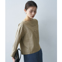 ボートネックブラウス